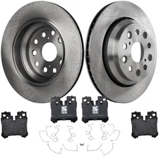 Rear Brake Disc Rotors and Pads Kit For Lexus LS460 2007 2008 2009 2010-2017