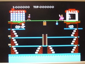 [Tube 00] [] Game Software FC Popeye (No Box Theory) Famicom Family Computer