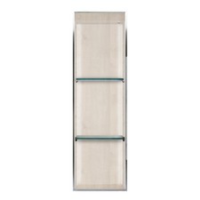 Transolid STVL4614-BSB Saramar 14"W Wall Mounted Shower Shelf - Bleached Oak