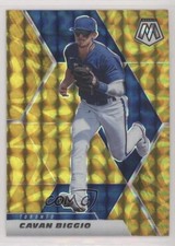 2021 Panini Mosaic Reactive Yellow Mosaic Prizm Cavan Biggio #191 0s0g