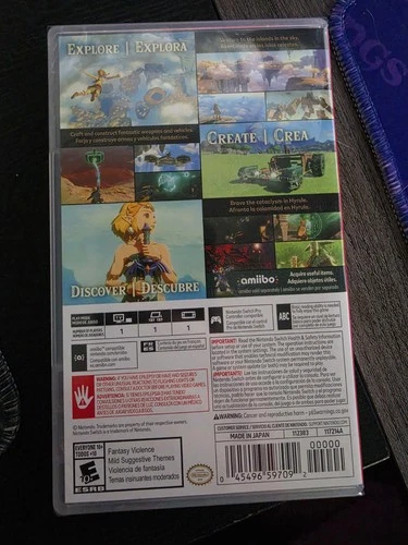 Nintendo The Legend of Zelda: Tears of the Kingdom amiibo Compatible Switch Game