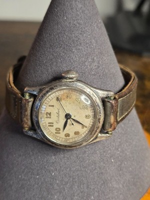 VINTAGE CORTEBERT LADIES WRISTWATCH MID-CENTURY AS. 1003 7 JEWEL .925 CASE