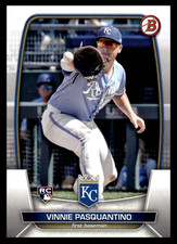 2023 Topps Bowman Vinnie Pasquantino #37 Kansas City Royals MLB Baseball Base