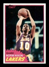 1981 Topps #22 Norm Nixon   NM/NM+ X3694496