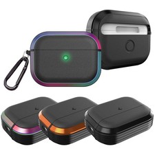 Hybrid Thin Case Rugged Shockproof Bumper Hard Cover Keychain For AirPods Pro2