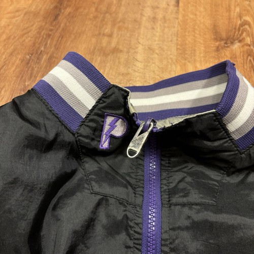 Giacca a vento vintage Sacramento Kings anni 90 Pro Player reversibile NBA 2XL - Foto 9 di 10