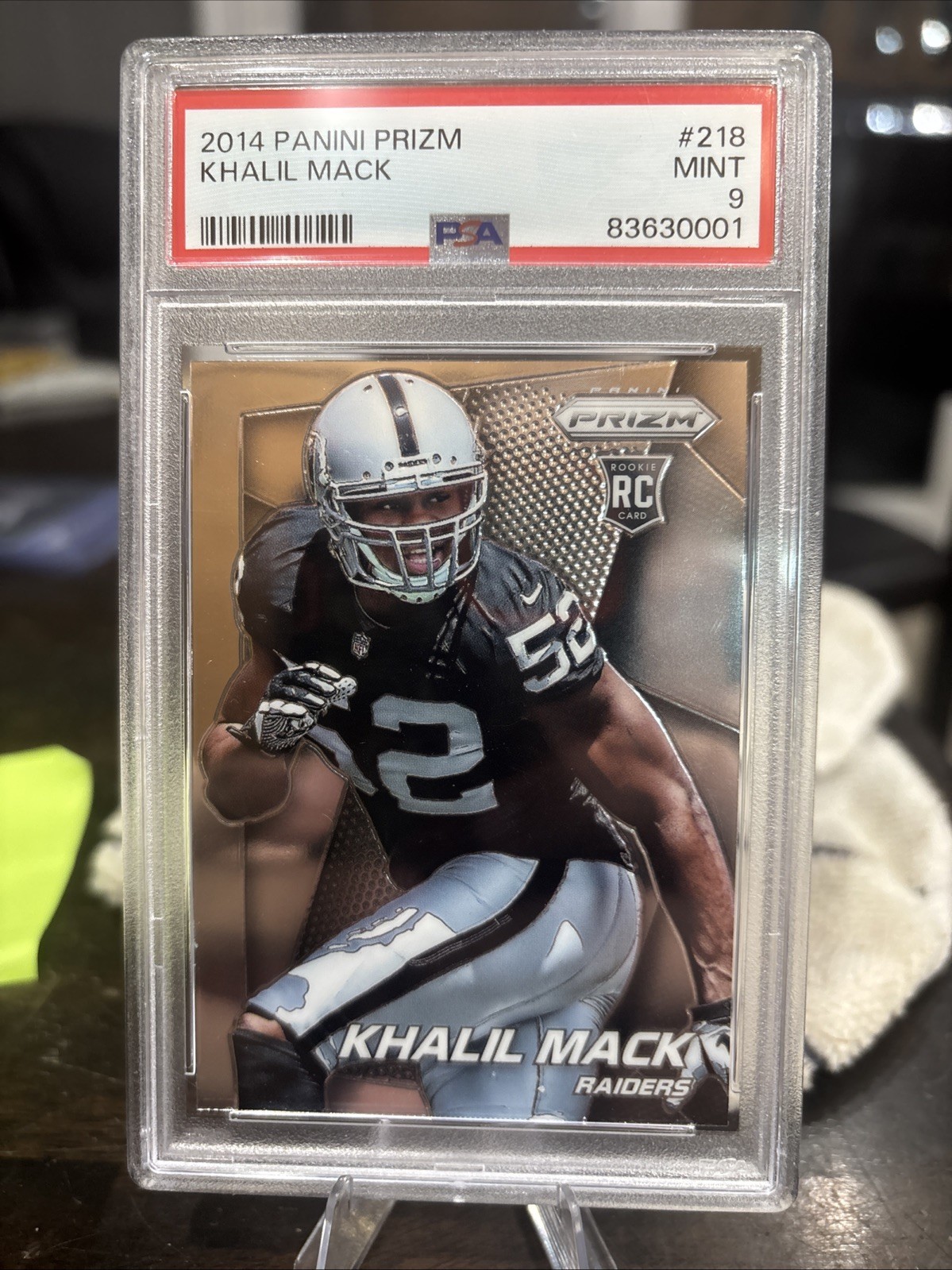 2014 Khalil Mack Prizm Rc #218 Psa9 Mint