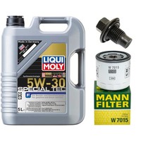 MotoröL Filter Set 5W-30 5 Liter + ÖLablassschraube FüR Ford Focus III Volvo C30