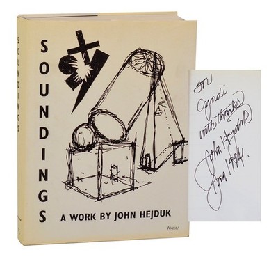 アート・デザイン・音楽 SOUNDINGS A WORK BY JOHN HEJDUK John HEJDUK / SOUNDINGS Signed First Edition 1995 #205918 | eBay