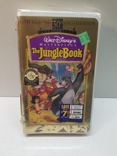 The Jungle Book VHS 30th Anniversary Masterpiece Edition Walt Disney NEW SEALED