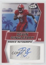 2019 Sage Hit Premier Draft Rookie Auto Devin Singletary #A12 Auto 0q1p