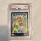 Panini 2024 Donruss Optic Bo Nix #209 Purple Shock Rated Rookie PSA 10