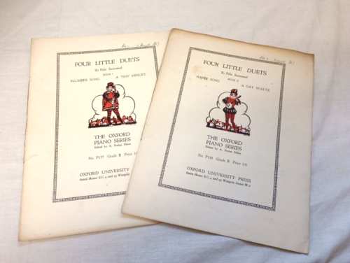 Four Little Duets by Felix Swinstead Book 1 & 2 The Oxford Piano Series