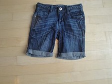 Mudd Girls Bermuda Mid Rise Adj Waist, Cuffed Stretch Shorts Size: 7 $36