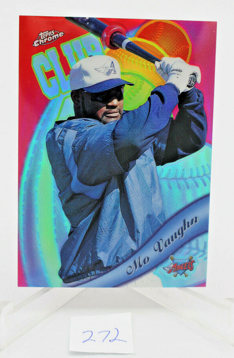 1999 SkyBox Molten Metal Fusion Insert Card #30F Mo Vaughn Anaheim