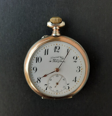 Montre à Gousset Ancienne Heinrich Weiss (Alsace) - Vers 1900 - Argent Plaqué - Ne Fonctionne Pas