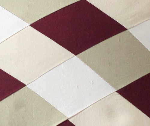 Patchwork Silk Pillow Cover - Picture 3 of 3