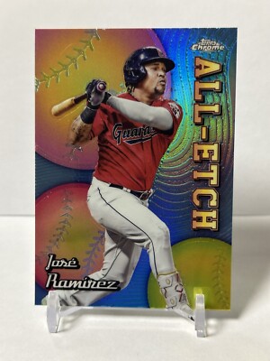 2024 Topps Chrome ALL-ETCH #CAE-17 JOSE RAMIREZ Cleveland Guardians