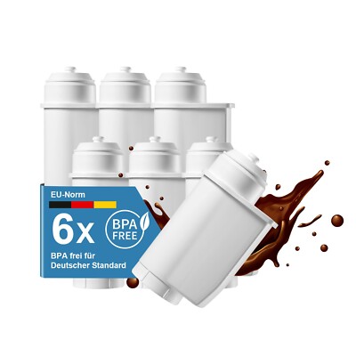 6er Pack  Ersatzfilter für Wasserfilter Siemens  EQ6 EQ9 S700 Brita  Intenza