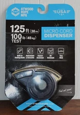 Atwood Rope MFG 125ft 100lb Test Micro Cord Dispenser