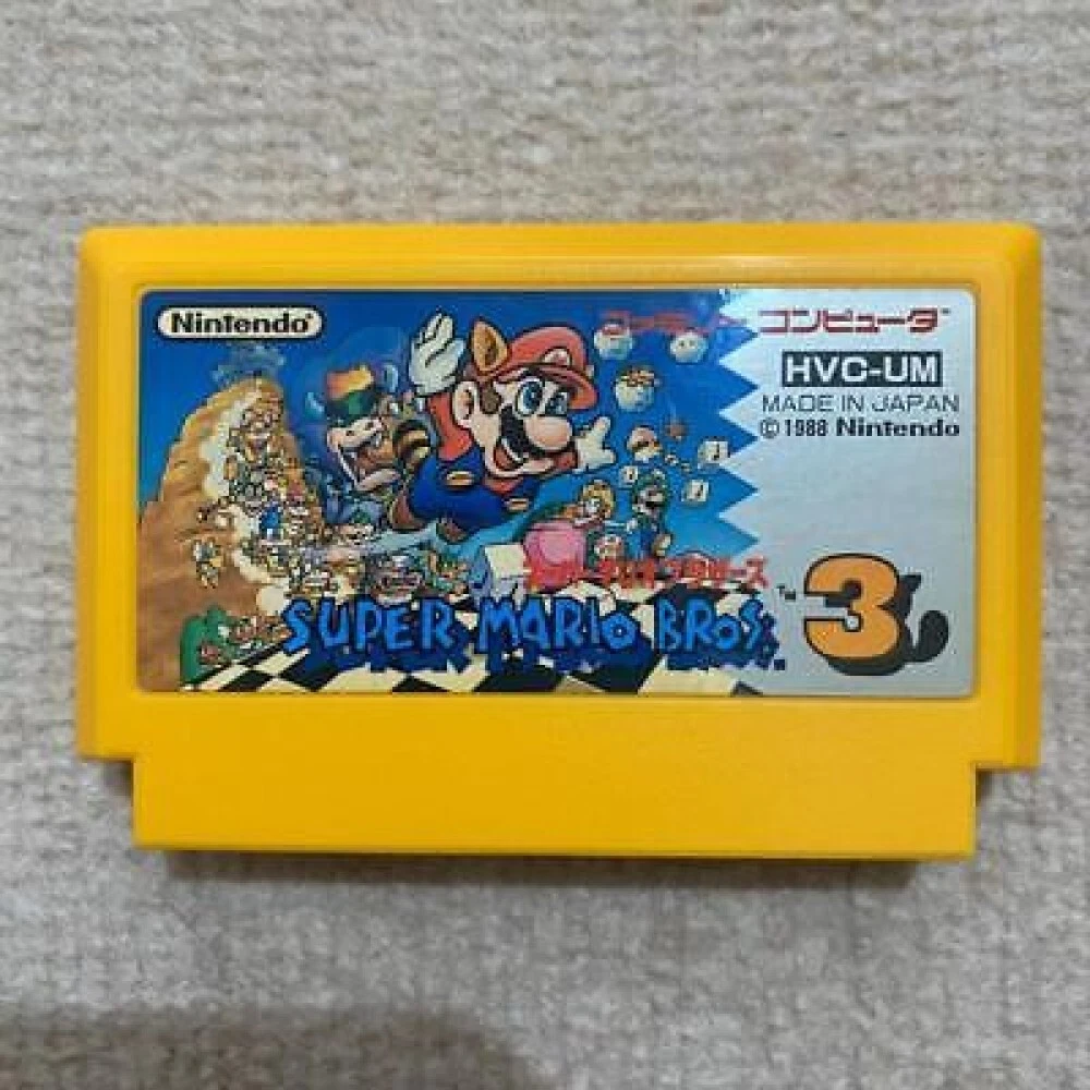 Видеоигры Super Mario Bros. 3 для Nintendo NES NTSC-J (Япония