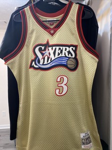 allen iverson gold jersey