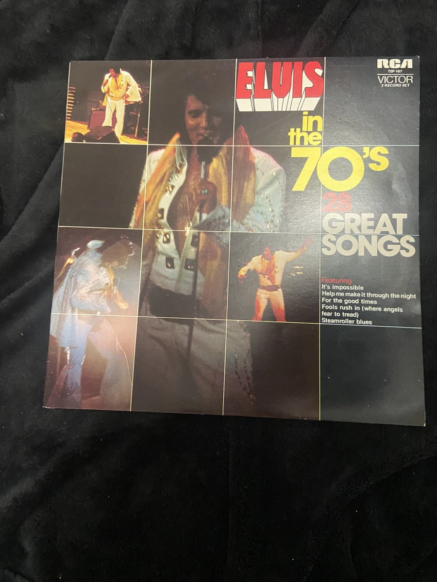 ELVIS In The 70’s 28 Great Songs Vintage Vinyl Double Lp Record 1975 Album 