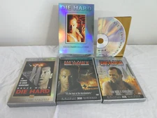 Die Hard Bruce Willis 6 DVDs Ultimate Collection Die Hard 2, Hard Vengeance WORK