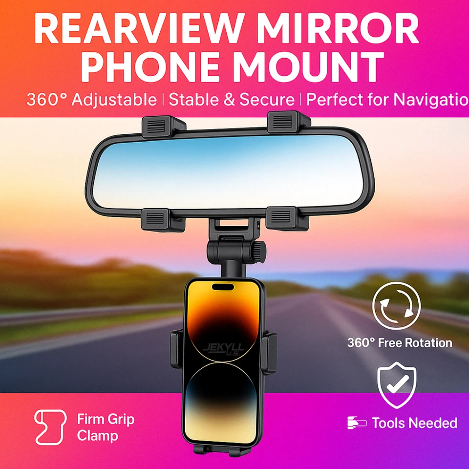 Base Para Poner Sujetar El Telefono En Carro Soporte Celular Movil GPS Coche - Изображение 3 из 4