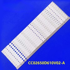 12pcs LED Backlight Strips For RCA RTU6549 CC02650D610V02-A CC02650D610V02-B