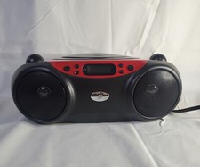 Nice Red/Black GPX Boombox CD, AM/FM Model BC 232 R Cord or Battery Operated