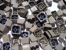 LOT-OF-10 APPLE IIe "LOW-DEMAND" KEYCAPS:   11.33 lot of 10,   5.25 s/h
