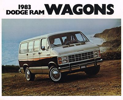 1983 Dodge {CANADA} RAM VAN WAGON Brochure:B250,B350,MAXIWAGON