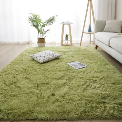Super Soft Shaggy Rugs Anti-Slip Large Fluffy Rug Living Room Bedroom Carpet Mat - Picture 17 of 35