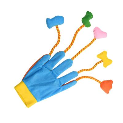 Cat Teaser Handschuhe Haustier Interaktives Katzenspielzeug für Indoor Katzen Medium Katzen Kaninchen