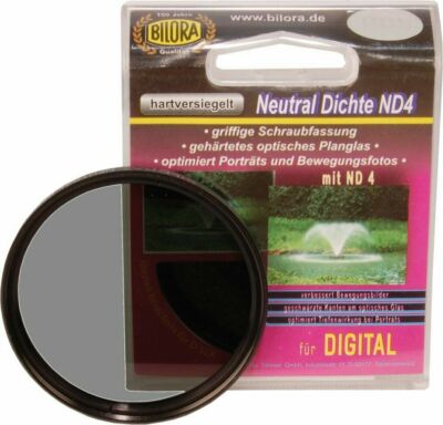 2 x Bilora Neutral Dichte ND4 Filter Ø 52 mm Graufilter 7018-52 Neu OVP