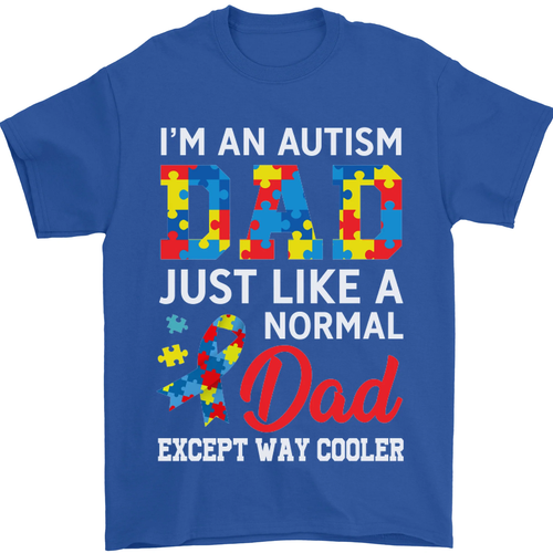 Autismus Dad Autistisch Vatertag Asd Herren 100% Baumwolle - Picture 51 of 102