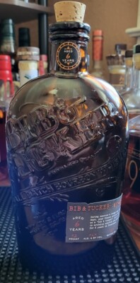 Bib and Tucker 6year Small Batch Bourbon Whiskey With cork Unwashed