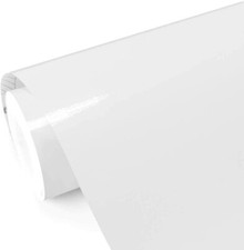 White Gloss Vinyl Car Wrap Film Sticker Air Bubble Free