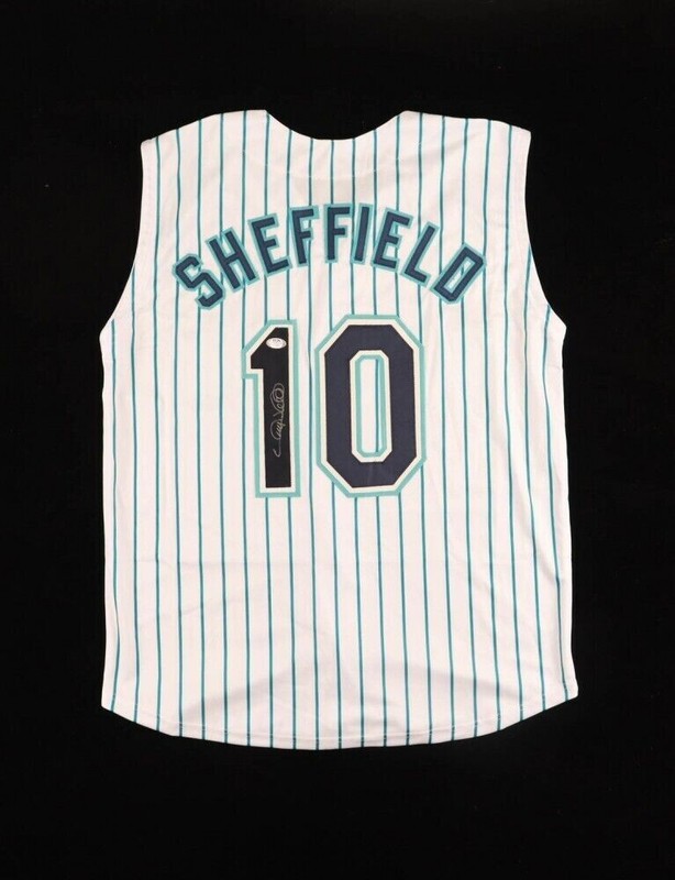 Gary Sheffield Signed Florida Marlins Jersey (PSA) 1997 World Series Champion