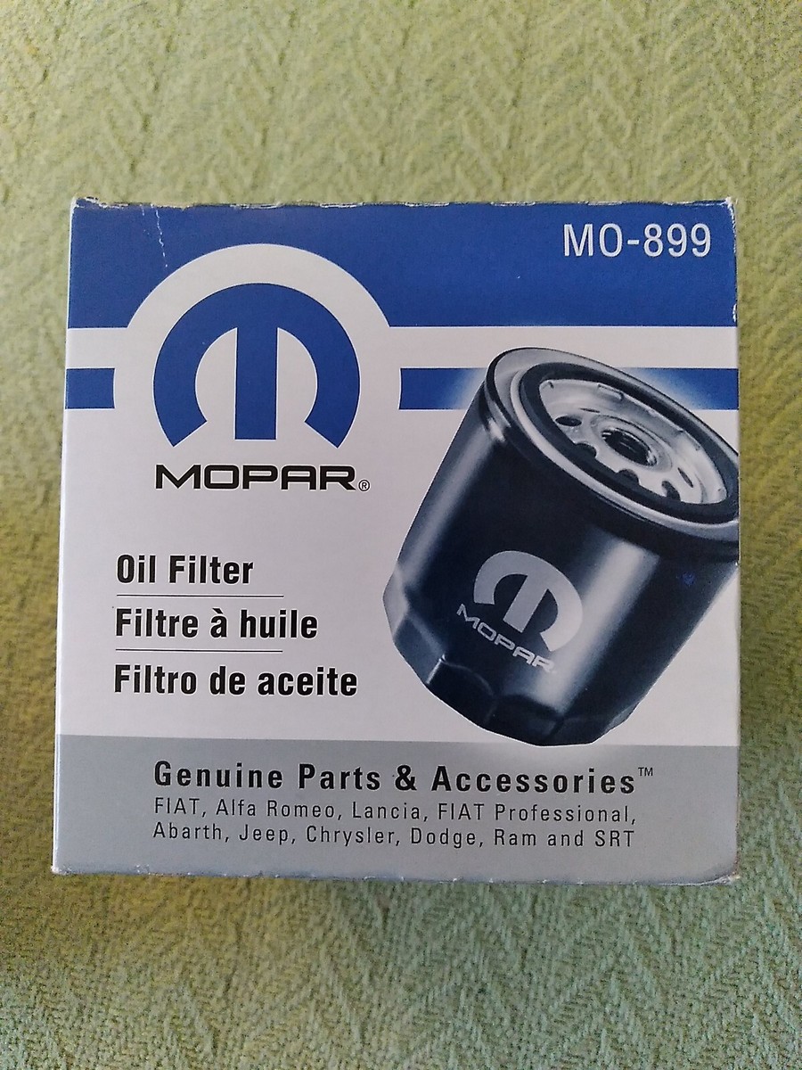 Mopar MO899 Engine Oil Filter Genuine Compatible w/ FIAT Mopar MO899 Engine Oil Filter Genuine Compatible w/ FIAT