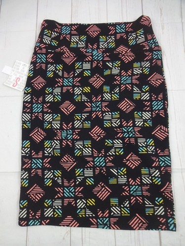 Falda Cassie negra para mujer Lularoe talla pequeña nueva con etiquetas - Imagen 3 de 3