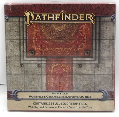 Pathfinder PZO4094 Fortress Chambers Expansion Set (Flip-Tiles) Terrain Maps