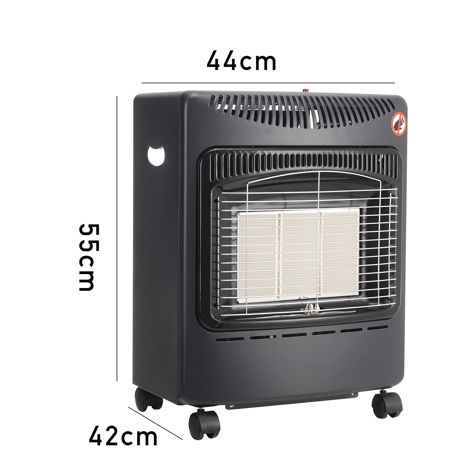 4.2KW Portable Fire Calor Gas Heater Butane Moving Burner w/Free Regulator  Hose | eBay