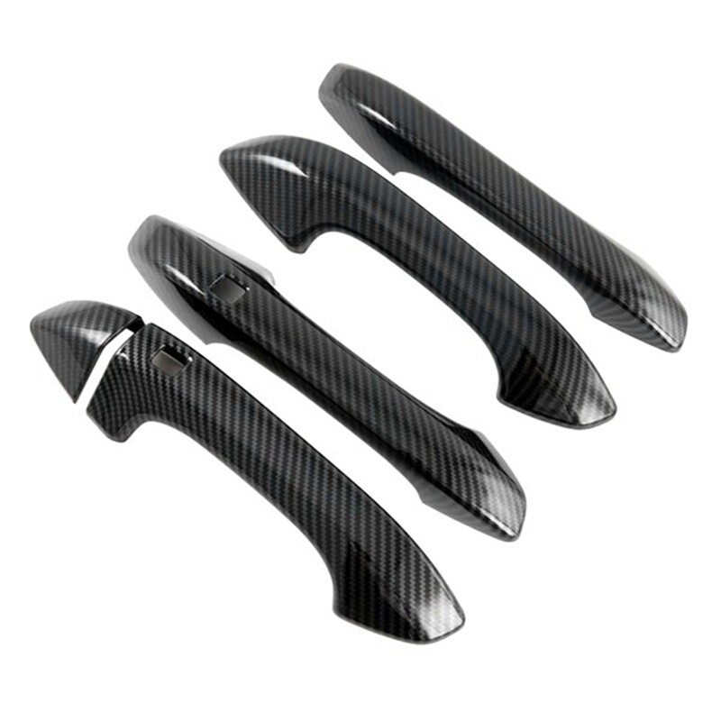 AutoABSCarbonFaserAußEnseitentüRgriffAbdeckungsverkleidung für