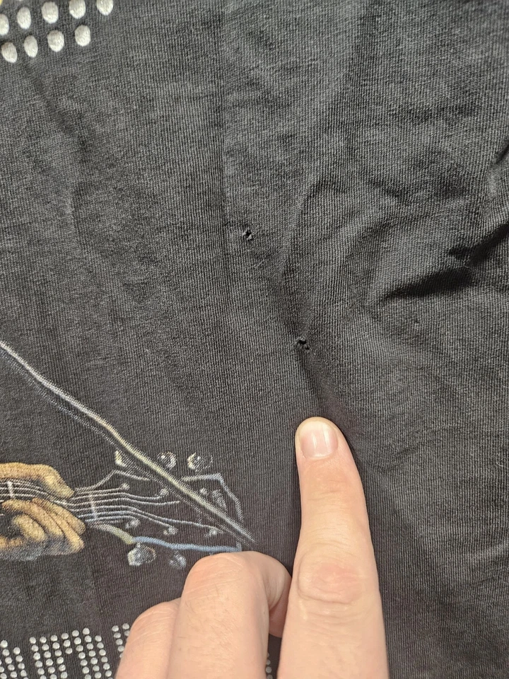 Camiseta De Colección Años 90 Elvis Presley Negra Gráfica Love Me Tender Back Hit Talla XXL Foto 4 de 4