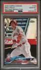 2018 Topps Chrome - Prism Refractor #100 Mike Trout PSA 10