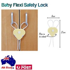2 x Baby Guard Protectors Toddler Children Kids Safety Door Cabinet Glass Flexy