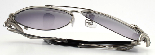 Gafas de sol de aviador plateadas para mujer ROBERTO CAVALLI Mimosa 909S 16B 62-14-135 B:54 - Imagen 14 de 15