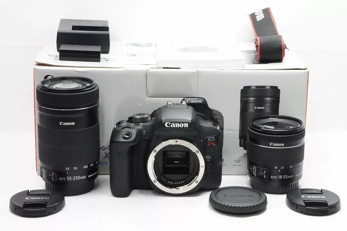 Canon EOS Kiss X9i / Rebel T7i / 800D Digital Camera w/ 18-55 &